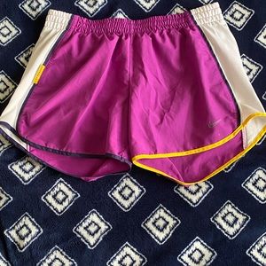 Purple Nike shorts